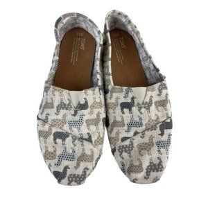 TOMS Llama Design Flats, Sz 11W